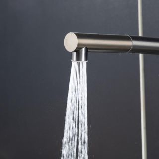 Смеситель для кухни Frap F6096-9 Оружейная сталь